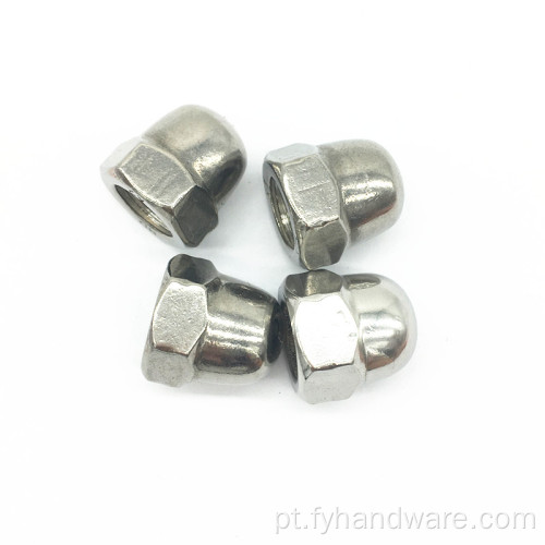 Aço inoxidável 304 Hex Hex Head Dome Nut